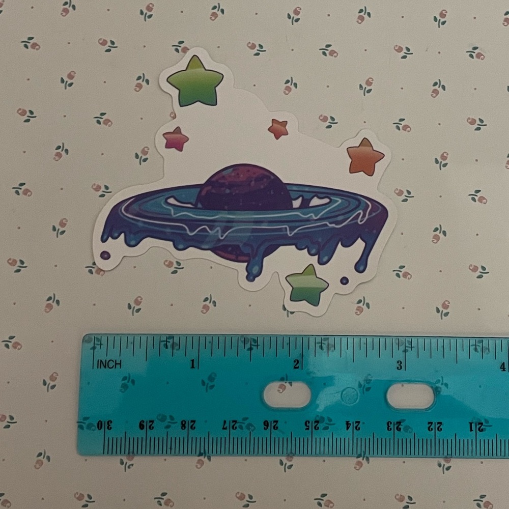 Saturn Planet Sticker - Picture 2 of 2
